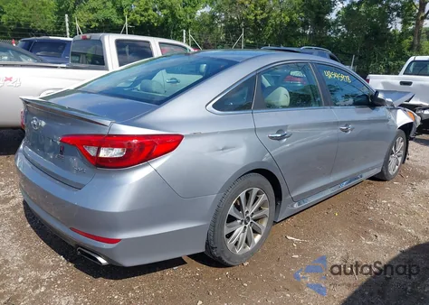 2015 Hyundai Sonata Sport/Limited z USA, uszkodzony, nr VIN 5NPE34AFXFH106491